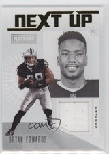 2020 Panini Playbook Next Up Jerseys Bryan Edwards #NU-29 7eo