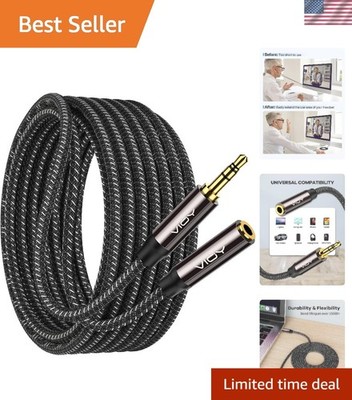 Headphone Extension Cable 20 Ft,[Copper Shell, Hi-Fi Sound] 3.5 Mm Male to Femal