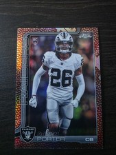 Topps Chrome 2025 Rookie Card Darien Porter Leather #367. rookie card picture
