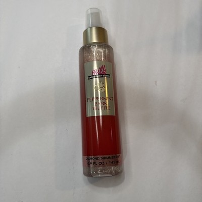 DIAMOND SHIMMER MIST * BATH & BODY Works Peppermint Bark Truffle 4.9oz