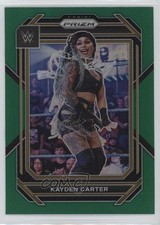 2023 Panini Prizm WWE Green Prizm Kayden Carter #118 07rd
