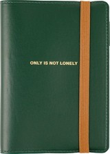 Hobonichi Original A6 Notebook Cover ONLY IS NOT LONELY Ivy Green 