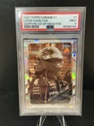 2021 Topps Chrome Sapphire F1 Lewis Hamilton Negative Variation SP #1 /100 PSA 9