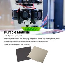 235x235mm PEI Sheet PEI Spring Steel 3D Magnetic Sheet Heated Bed Build Plat New