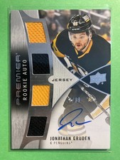 2023-24 UD Premier '23 Premier Rookie JSY Auto #PRA-GR Jonathan Gruden RC 57/99