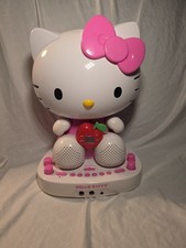 Hello Kitty CD G Karaoke System Built in Color Video Camera Tested Works
