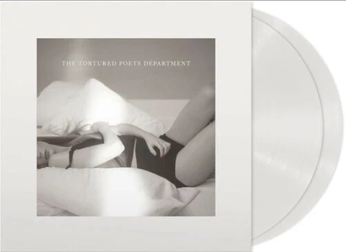TAYLOR SWIFT Tortured Poets Department LP sealed 2x WHITE VINYL Record POP NEW