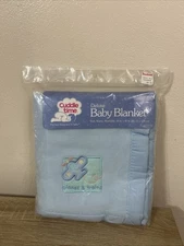 Cuddle Time Deluxe Receiving Blanket Baby Planes & Trains Cotton 90’s Vtg
