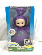 1998 Playskool Teletubbies Tinky Winky Tummy Glow Plush Doll Purple Boxed Sealed