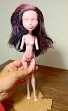 Monster High OOAK Draculaura Blank Face Doll for Custom
