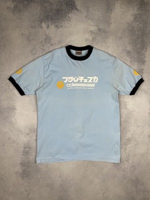 Diesel Ultra Violent Skin Block Vintage 90s Cotton Blue Herren T-Shirt Gr.XL