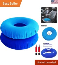 2 Pack Donut Pillow, Inflatable Donut Cushion for Tailbone Pain,Hemorrhoid Se...