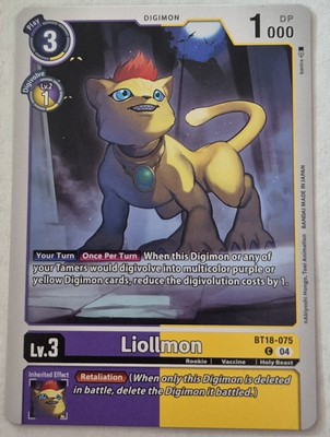 Digimon TCG Einzelkarte Liollmon 