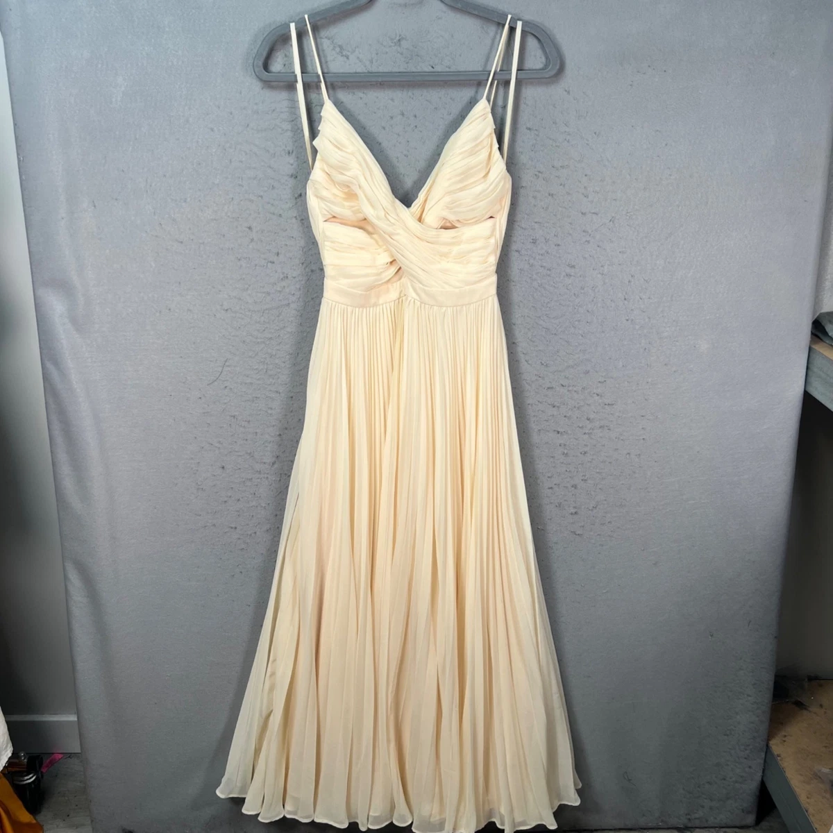 fame and partners dahlia pleated dress with tiers Fame & Partners Pink Miyah Dress by Fame & Partners