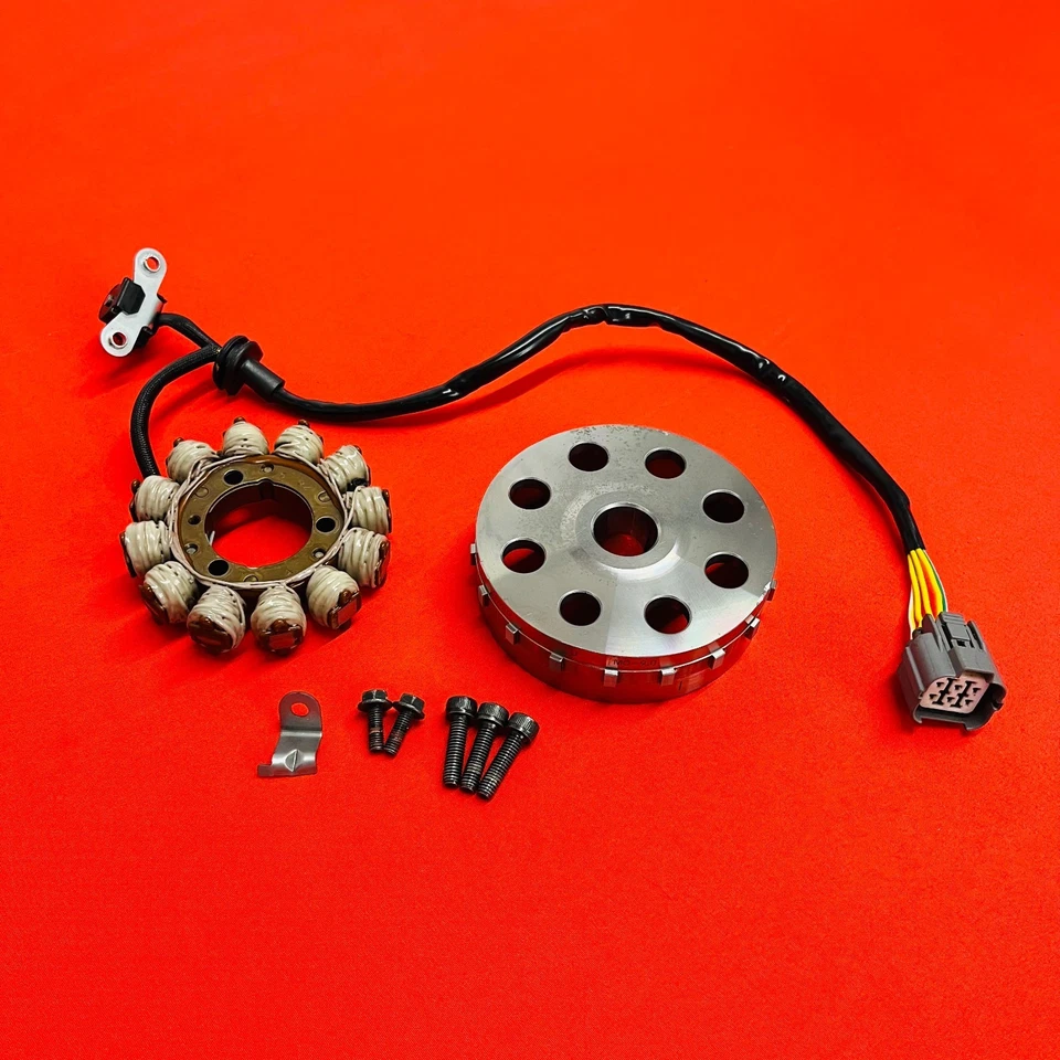 KX250F STATOR FLY 轮子 MAGNETO 正品 原始设备制造商 川崎 KX 250 F (2013-2018) — 第 3/4 张图片