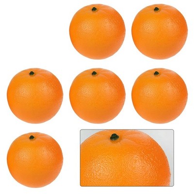 6 Stück simulierte Orangen zum Ausstellen und Dekorieren auf dem Esstisch zu Ha