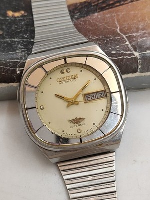 Citizen 71-2176 Automatic Vintage RARE Wrist Watch Retro Old 21