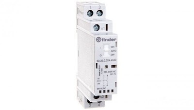 Modularer Schütz 2Z 25A 24V AC/DC Auto-On-Off-Funktionsaktivierungsanzeigea + L