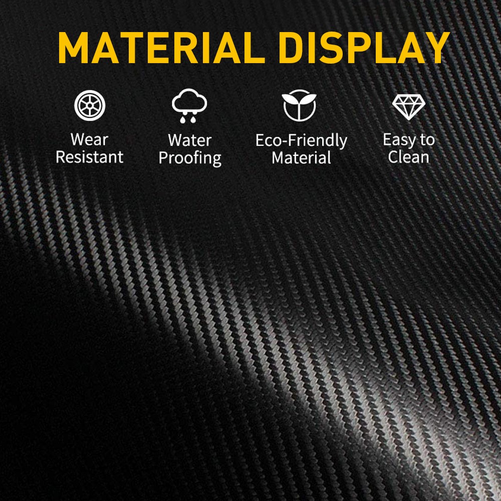 Carbon Fiber Bumper Rear Car Protector Trunk Trim Corner Sticker Car Accessories