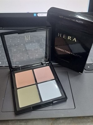 Hera Face Correcting Palette, Conceal, Correct, Contour 9.9g Compact 4 Colors