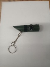 Survival Whistle Keychain With Compass, Thermometer,  And Flashlight