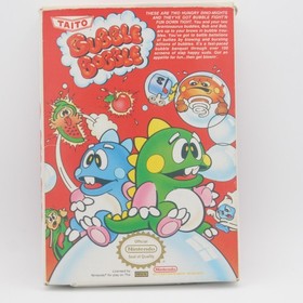 Bubble Bobble NES Complete In Box (CIB) Nintendo, NES 1988