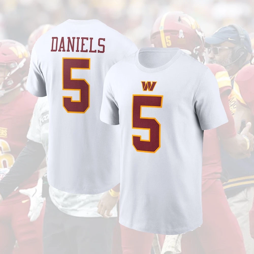 All Player Washington Football 2025 Player White Name & Number For Fans