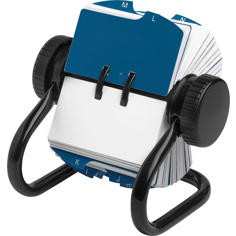 Rolodex ROL66704 Open Rotary Card File 500 Capacity Black | eBay