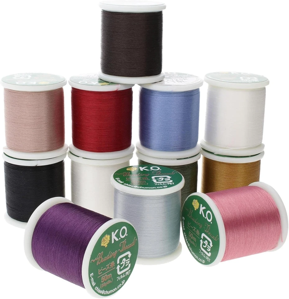 KO Nylon Beading Thread, 12-Pack Assortment - Image 3 of 4