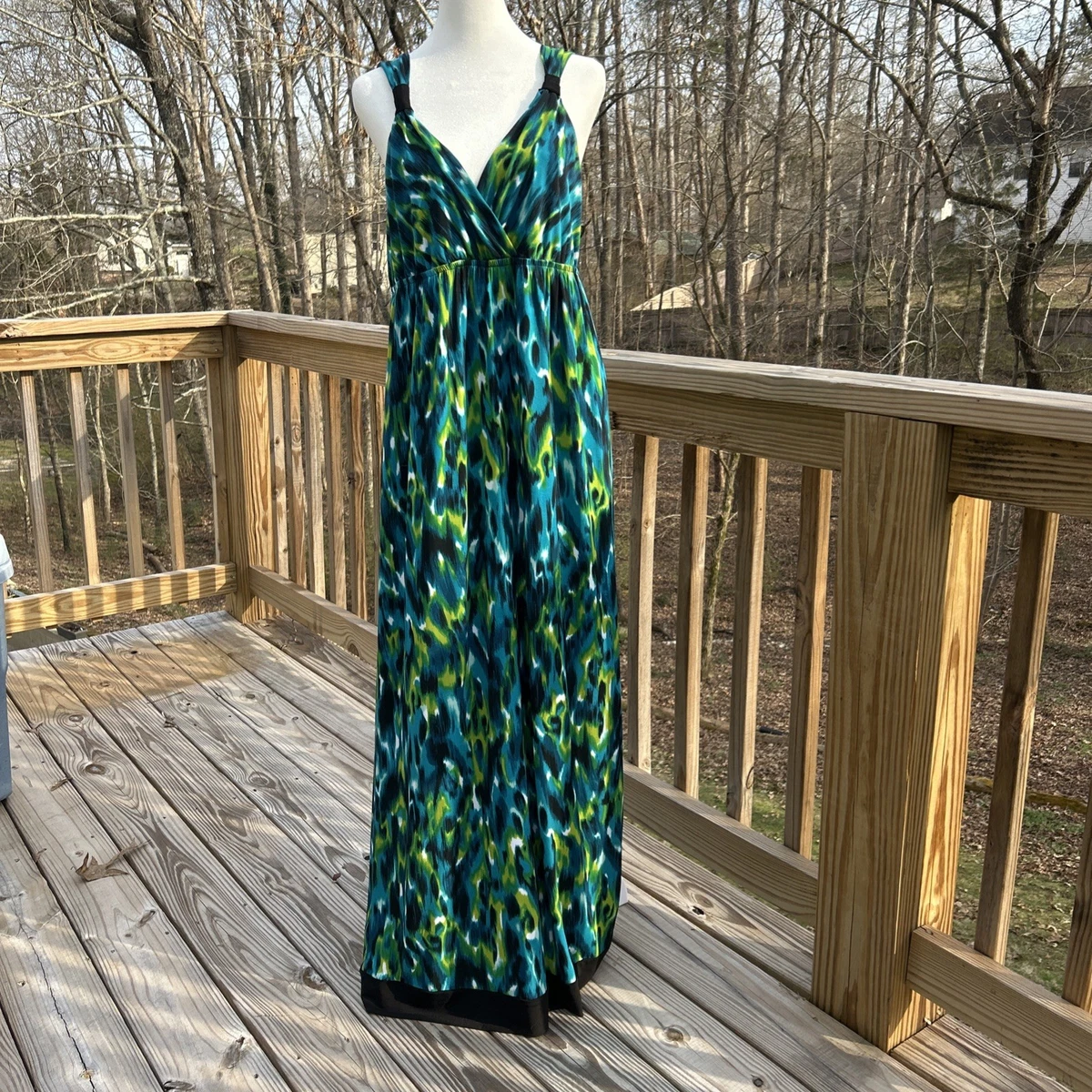chinese dress ladies Amabella Brown Maxi Dress - US 4