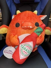 Zuru Snackles “Felix” Tabasco Dragon 14" Mini Brands Stuffed Plush - NWTs