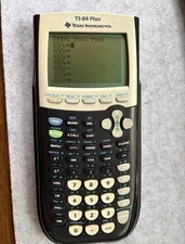 Texas Instruments TI-84 Plus Graphics Calculator WORKING + COVER -Black