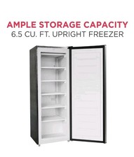 Frigidaire 6.5 Cu. ft. Upright Freezer, Platinum Silver, EFRF698