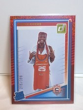 2025 Panini Donruss WNBA - Rated Rookie Saniya Rivers #92 Red Shimmer /399 (RC)