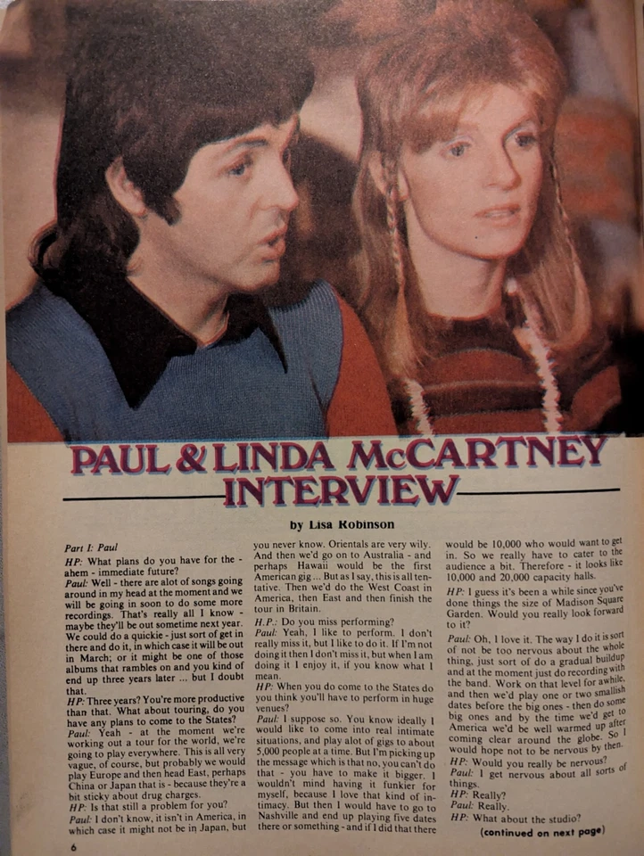 Hit Parader Magazine Annual Winter 1975 Led Zeppelin, Paul McCartney, Elton, Yes - Image 3 of 4