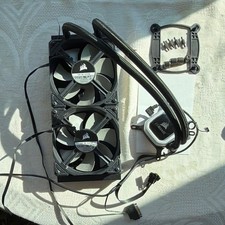 Corsair H100i Liquid CPU Cooler Black 120 Fans aio