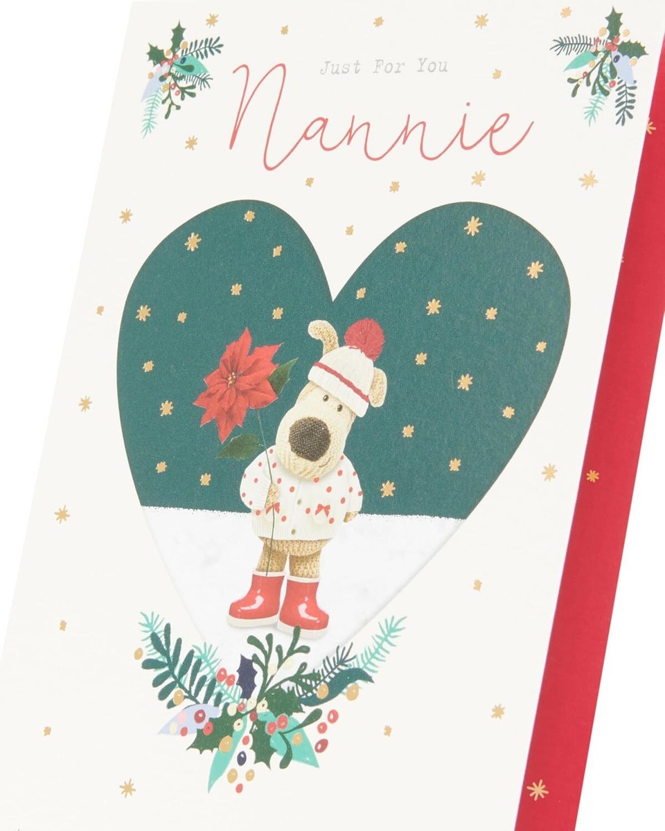 Boofle Muttertagskarte Für Oma – Niedliches Design, Mit Goldfolie, 137x210 Mm
