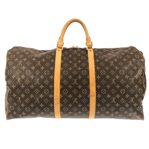 Auth LOUIS VUITTON Keepall 60 M41422 Monogram FL0091 Boston Bag Monogram Canvas - Picture 3 of 13
