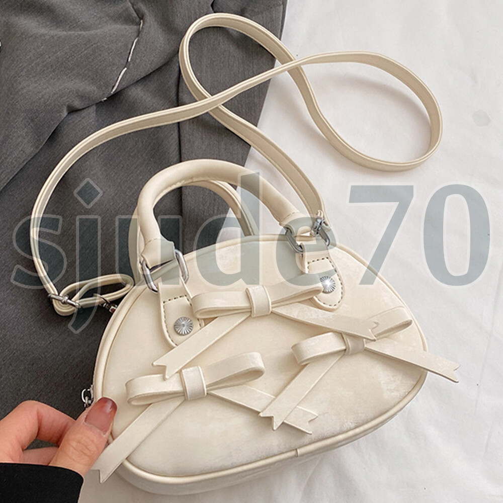 【snsu】ハンドバッグ Small Leather Shoulder Bag Crossbody Purse Top Handle