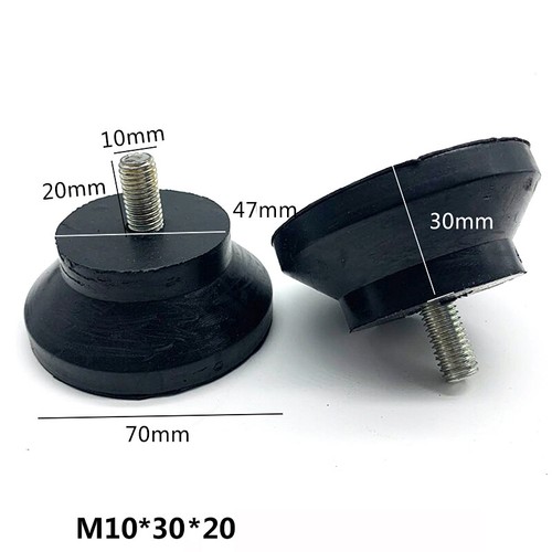 Rubber Adjustable Feet Anti-Slip Chairs Table Leveling Screw Leg M6 M8 M10 - Picture 13 of 15