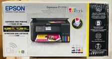 Epson Expression ET-3700 EcoTank Wireless Color All-in-One Printer - Black