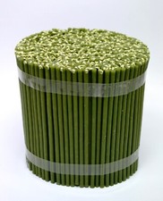 10 szt. 15,5 cm zielone świece wosk pszczeli свечи зеленые пчелиный воск освященные