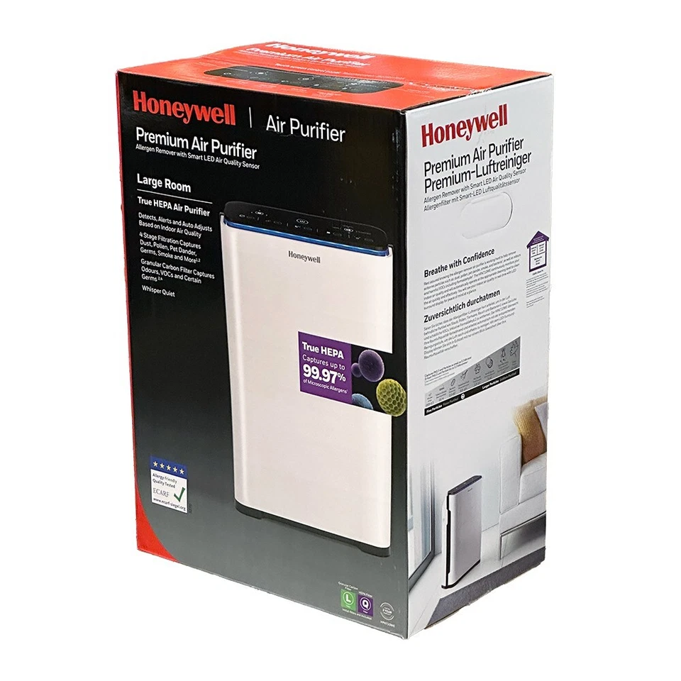Honeywell HPA710 Premium Air Purifier True HEPA 4 Stage Filtration 90m2 Timer - Image 2 of 2