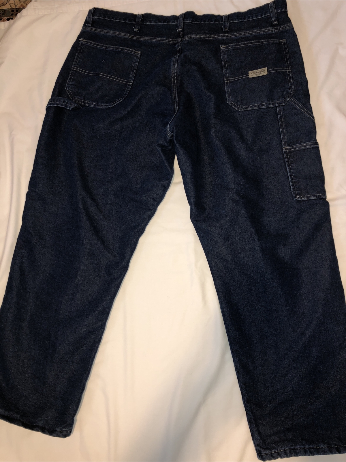 Wrangler Men's Fleece Lined Carpenter Jeans 94GRWSW Size 40 x 30 eBay