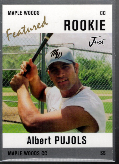 A9527- 2004 Just Featured Preview Pujols #AP1 Albert Pujols Maple Woods - NM-MT