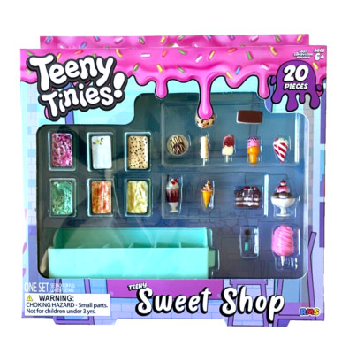 Teeny Tinies TEENY SWEET SHOP Mini Food Playset Toy Doll/Dollhouse Miniatures