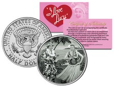 I LOVE LUCY Hawaiian Vacation * LUCILLE BALL * JFK Kennedy Half Dollar US Coin