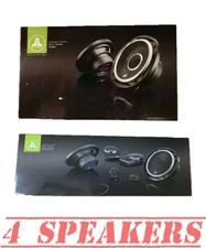 2 PAIR JL AUDIO SPEAKER PACKAGE 6.5" COAXIAL AND 6.5" COMPONENT C2 SERIES