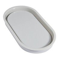 Silikon GießForm Untersetzer Oval, 17,8X9,5X1,6Cm FüR Raysin Beton Keraflott
