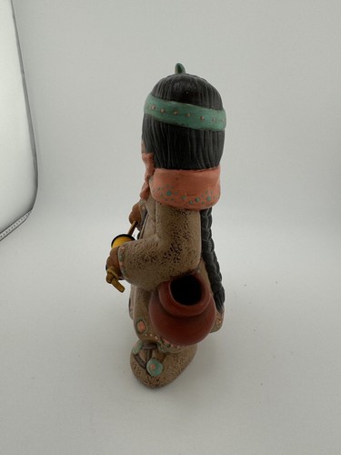 Native American Little Sewing Helper Girl W/ String & Pins - Picture 8 of 12